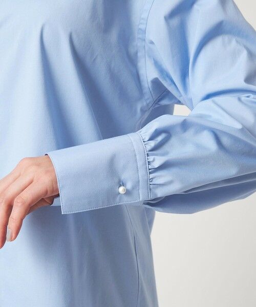 green label relaxing / グリーンレーベル リラクシング シャツ・ブラウス | フェイクパールボタン シャツ | 詳細14