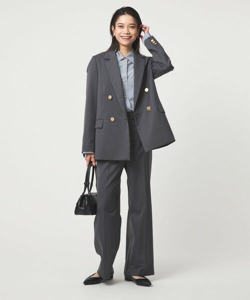 green label relaxing / グリーンレーベル リラクシング シャツ・ブラウス | フェイクパールボタン シャツ | 詳細22