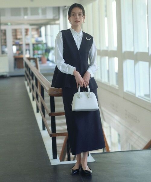 green label relaxing / グリーンレーベル リラクシング シャツ・ブラウス | フリル ディテール ブラウス マシンウォッシャブル UVカット | 詳細3