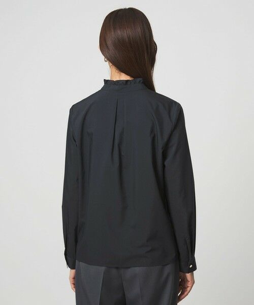 green label relaxing / グリーンレーベル リラクシング シャツ・ブラウス | フリル ディテール ブラウス マシンウォッシャブル UVカット | 詳細23