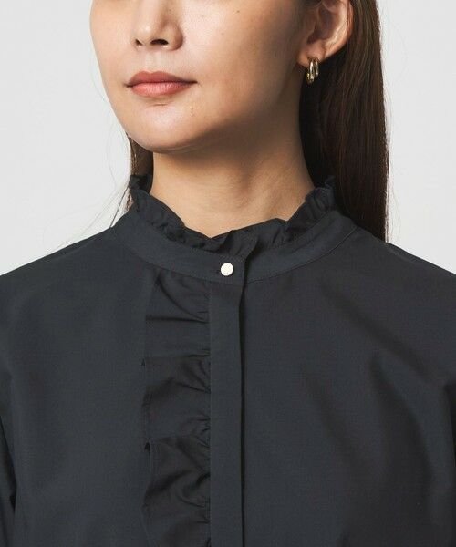 green label relaxing / グリーンレーベル リラクシング シャツ・ブラウス | フリル ディテール ブラウス マシンウォッシャブル UVカット | 詳細24