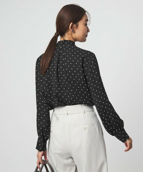 green label relaxing / グリーンレーベル リラクシング シャツ・ブラウス | トロミ ボウタイ ブラウス マシンウォッシャブル | 詳細13