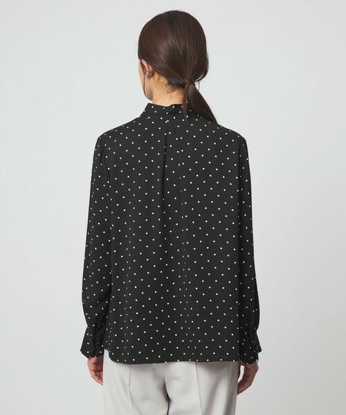 green label relaxing / グリーンレーベル リラクシング シャツ・ブラウス | トロミ ボウタイ ブラウス マシンウォッシャブル | 詳細18