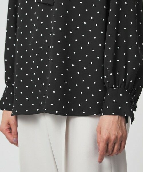 green label relaxing / グリーンレーベル リラクシング シャツ・ブラウス | トロミ ボウタイ ブラウス マシンウォッシャブル | 詳細21