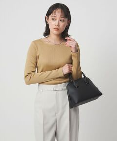 green label relaxing / グリーンレーベル リラクシング カットソー | ブライトリブ ボートネック ロングスリーブ カットソー