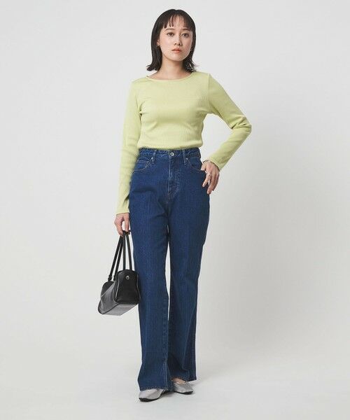 green label relaxing / グリーンレーベル リラクシング カットソー | ブライトリブ ボートネック ロングスリーブ カットソー | 詳細19