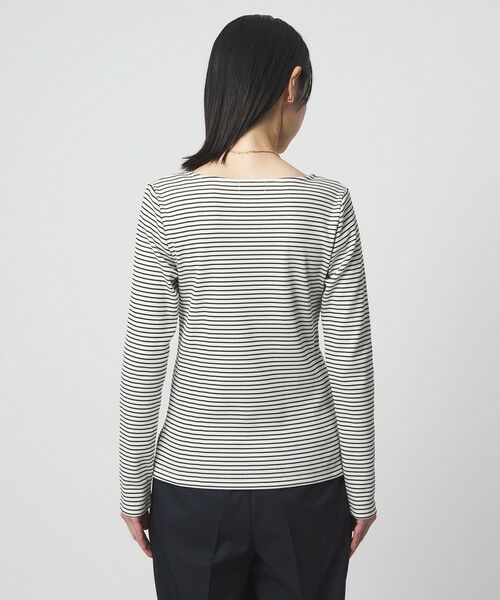 green label relaxing / グリーンレーベル リラクシング カットソー | ブライトリブ ボートネック ロングスリーブ カットソー | 詳細27
