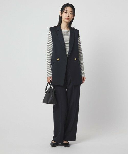 green label relaxing / グリーンレーベル リラクシング カットソー | ブライトリブ ボートネック ロングスリーブ カットソー | 詳細23