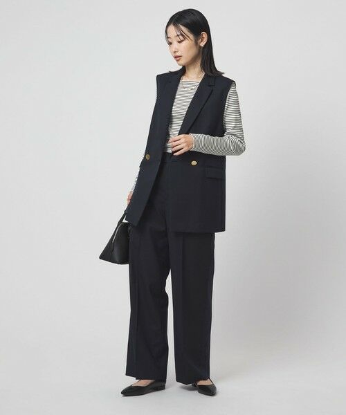 green label relaxing / グリーンレーベル リラクシング カットソー | ブライトリブ ボートネック ロングスリーブ カットソー | 詳細24