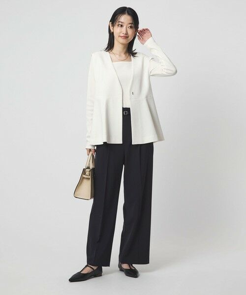 green label relaxing / グリーンレーベル リラクシング カットソー | ブライトリブ スクエアネック ロングスリーブ カットソー | 詳細5