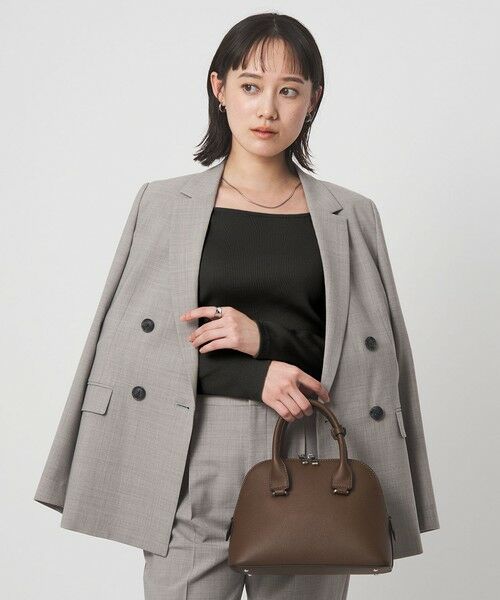 green label relaxing / グリーンレーベル リラクシング カットソー | ブライトリブ スクエアネック ロングスリーブ カットソー | 詳細9