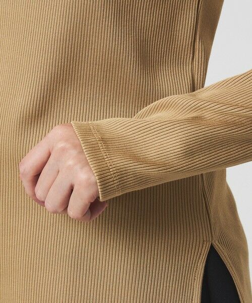 green label relaxing / グリーンレーベル リラクシング カットソー | ブライトリブ スクエアネック ロングスリーブ カットソー | 詳細20