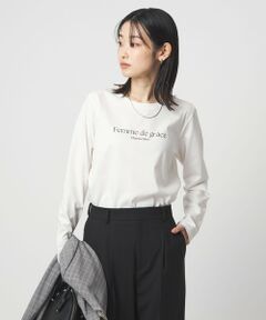 green label relaxing / グリーンレーベル リラクシング カットソー | ロゴ ロングスリーブ カットソー