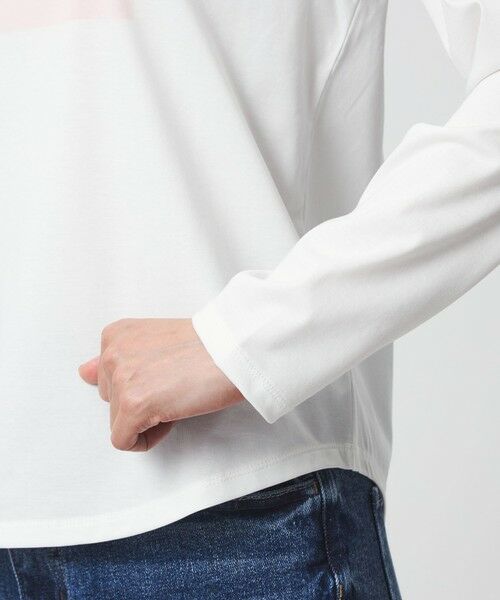 green label relaxing / グリーンレーベル リラクシング カットソー | ロゴ ロングスリーブ カットソー | 詳細11