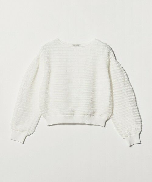 green label relaxing / グリーンレーベル リラクシング ニット・セーター | レイヤー プルオーバー ニット（WHITE）