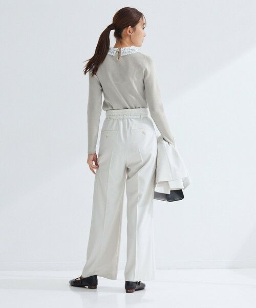 green label relaxing / グリーンレーベル リラクシング ニット・セーター | リブ エリレース 2WAY ニット プルオーバー ウォッシャブル | 詳細12