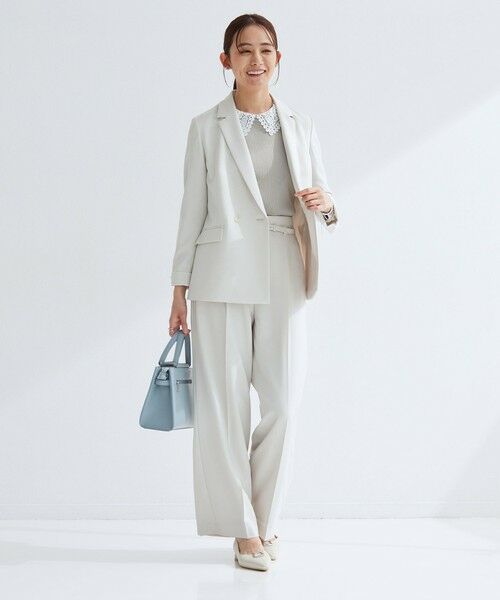 green label relaxing / グリーンレーベル リラクシング ニット・セーター | リブ エリレース 2WAY ニット プルオーバー ウォッシャブル | 詳細15