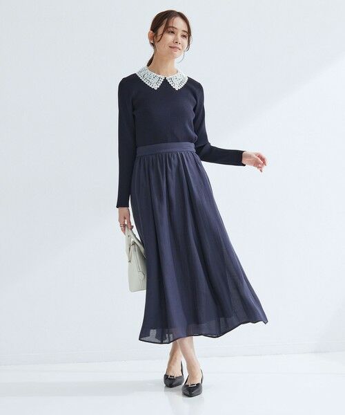 green label relaxing / グリーンレーベル リラクシング ニット・セーター | リブ エリレース 2WAY ニット プルオーバー ウォッシャブル | 詳細23