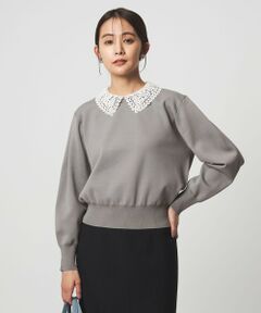 green label relaxing / グリーンレーベル リラクシング ニット・セーター | 【WEB限定】エリレース 2WAY ニット プルオーバー ウォッシャブル