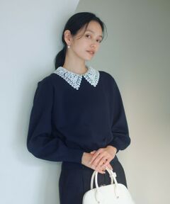 green label relaxing / グリーンレーベル リラクシング ニット・セーター | 【WEB限定】エリレース 2WAY ニット プルオーバー ウォッシャブル