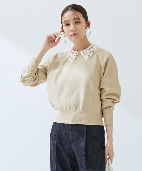 green label relaxing / グリーンレーベル リラクシング ニット・セーター | 【WEB限定】エリレース 2WAY ニット プルオーバー ウォッシャブル | 詳細9