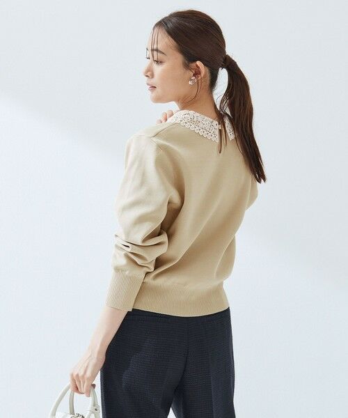 green label relaxing / グリーンレーベル リラクシング ニット・セーター | 【WEB限定】エリレース 2WAY ニット プルオーバー ウォッシャブル | 詳細10