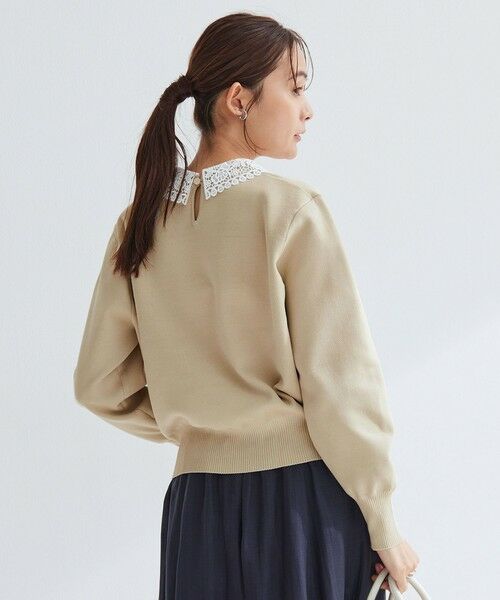 green label relaxing / グリーンレーベル リラクシング ニット・セーター | 【WEB限定】エリレース 2WAY ニット プルオーバー ウォッシャブル | 詳細17