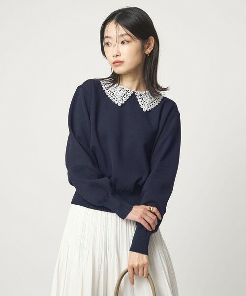 green label relaxing / グリーンレーベル リラクシング ニット・セーター | 【WEB限定】エリレース 2WAY ニット プルオーバー ウォッシャブル | 詳細21