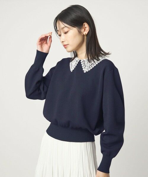 green label relaxing / グリーンレーベル リラクシング ニット・セーター | 【WEB限定】エリレース 2WAY ニット プルオーバー ウォッシャブル | 詳細22