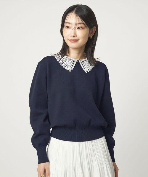 green label relaxing / グリーンレーベル リラクシング ニット・セーター | 【WEB限定】エリレース 2WAY ニット プルオーバー ウォッシャブル | 詳細23