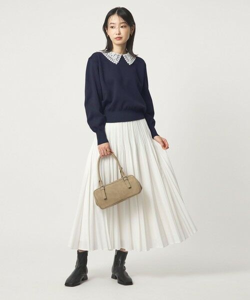 green label relaxing / グリーンレーベル リラクシング ニット・セーター | 【WEB限定】エリレース 2WAY ニット プルオーバー ウォッシャブル | 詳細24