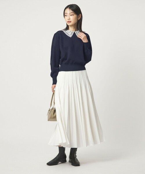 green label relaxing / グリーンレーベル リラクシング ニット・セーター | 【WEB限定】エリレース 2WAY ニット プルオーバー ウォッシャブル | 詳細26