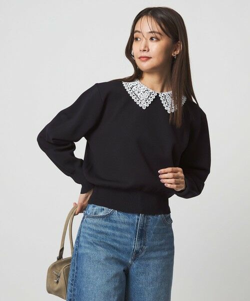 green label relaxing / グリーンレーベル リラクシング ニット・セーター | 【WEB限定】エリレース 2WAY ニット プルオーバー ウォッシャブル | 詳細27