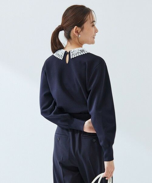 green label relaxing / グリーンレーベル リラクシング ニット・セーター | 【WEB限定】エリレース 2WAY ニット プルオーバー ウォッシャブル | 詳細26