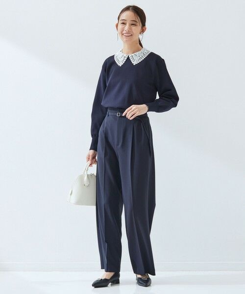 green label relaxing / グリーンレーベル リラクシング ニット・セーター | 【WEB限定】エリレース 2WAY ニット プルオーバー ウォッシャブル | 詳細29