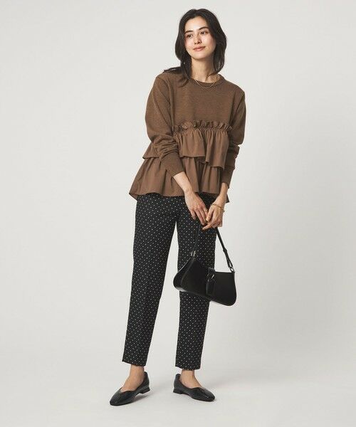 green label relaxing / グリーンレーベル リラクシング ニット・セーター | ティアード ドッキング プルオーバー ニット 2 | 詳細10