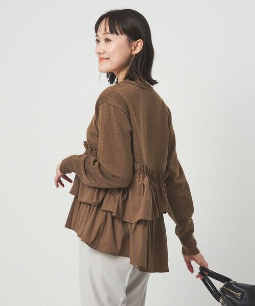 green label relaxing / グリーンレーベル リラクシング ニット・セーター | ティアード ドッキング プルオーバー ニット 2 | 詳細16