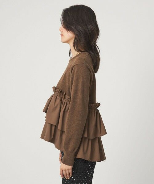 green label relaxing / グリーンレーベル リラクシング ニット・セーター | ティアード ドッキング プルオーバー ニット 2 | 詳細22