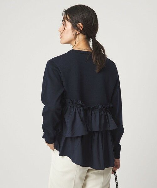 green label relaxing / グリーンレーベル リラクシング ニット・セーター | ティアード ドッキング プルオーバー ニット 2 | 詳細28