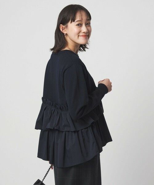 green label relaxing / グリーンレーベル リラクシング ニット・セーター | ティアード ドッキング プルオーバー ニット 2 | 詳細28