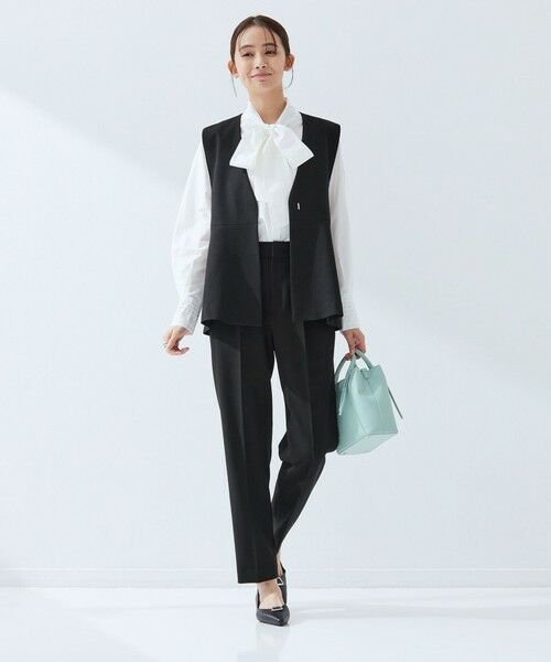 green label relaxing / グリーンレーベル リラクシング スラックス・ドレスパンツ | ［size SHORT/TALLあり］パウドレ テーパード パンツ ウォッシャブル ストレッチ | 詳細6