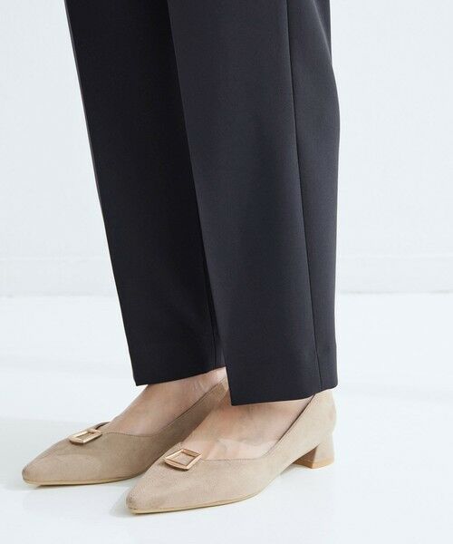 green label relaxing / グリーンレーベル リラクシング スラックス・ドレスパンツ | ［size SHORT/TALLあり］パウドレ テーパード パンツ ウォッシャブル ストレッチ | 詳細24