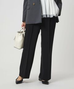 green label relaxing / グリーンレーベル リラクシング スラックス・ドレスパンツ | ［size SHORT/TALLあり］パウドレ ワイド パンツ ウォッシャブル ストレッチ