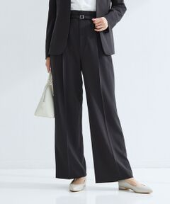 green label relaxing / グリーンレーベル リラクシング スラックス・ドレスパンツ | ［size SHORT/TALLあり］パウドレ ワイド パンツ ウォッシャブル ストレッチ