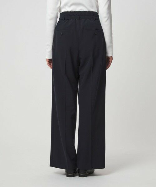 green label relaxing / グリーンレーベル リラクシング スラックス・ドレスパンツ | ［size SHORT/TALLあり］パウドレ ワイド パンツ ウォッシャブル ストレッチ | 詳細22