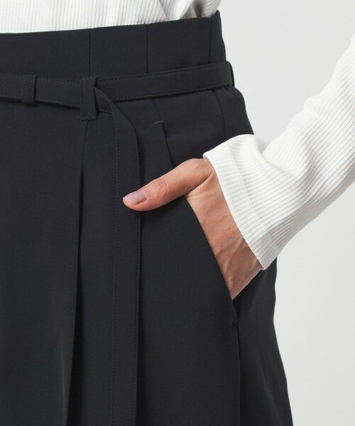 green label relaxing / グリーンレーベル リラクシング スラックス・ドレスパンツ | ［size SHORT/TALLあり］パウドレ ワイド パンツ ウォッシャブル ストレッチ | 詳細25