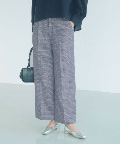 green label relaxing / グリーンレーベル リラクシング その他パンツ | ライト ツイードライク パンツ | 詳細8