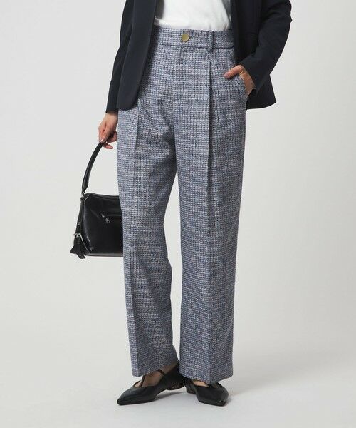 green label relaxing / グリーンレーベル リラクシング その他パンツ | ライト ツイードライク パンツ | 詳細11