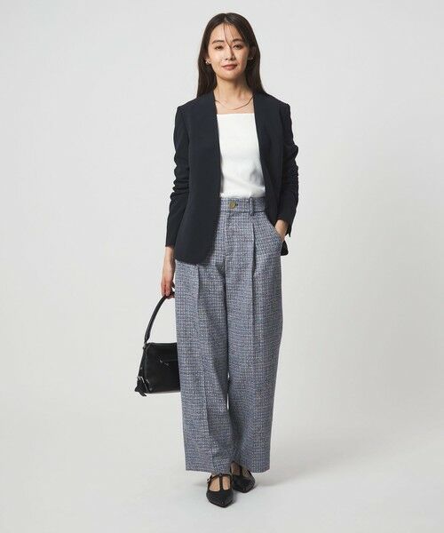 green label relaxing / グリーンレーベル リラクシング その他パンツ | ライト ツイードライク パンツ | 詳細12