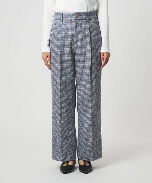 green label relaxing / グリーンレーベル リラクシング その他パンツ | ライト ツイードライク パンツ | 詳細14